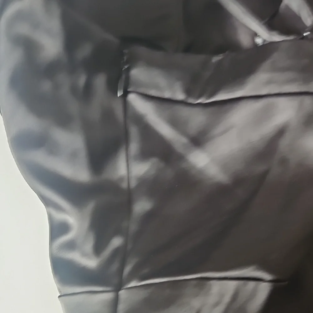 Forever 21 Black Satin Mini Dress - Picture 9 of 11